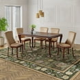 thumbnail image 4 of Ultrug Floral Area Rug Soft Non Slip Vintage Rugs for Living Room Bedroom Home Deocr Flower Carpet,5'x8',Coffee, 4 of 7