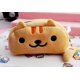 thumbnail image 2 of Cute Cat Plush Pencil Case Pen Bag Cartoon Make Up Cosmetic Bag (Yellow), 2 of 4
