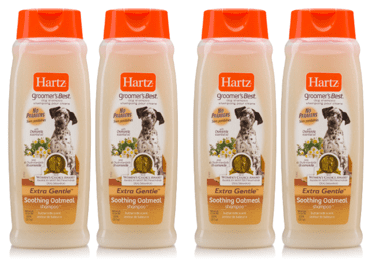hartz groomer's best soothing oatmeal dog shampoo