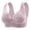 Light Gray, variant on Women's Plus Size Thin Bra Without Underwire Push Up Comfortable Breathable Tank Top Bra Medium Support Sports Bra Keyhole Sports Bra Wireless Support Bras for Women