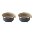 thumbnail image 2 of Advancent Colador duradero de plástico para tareas de cocina fáciles y eficientes Utensilios de cocina de amplia aplicación Gris azulado pequeño 2Conjunto, 2 of 6