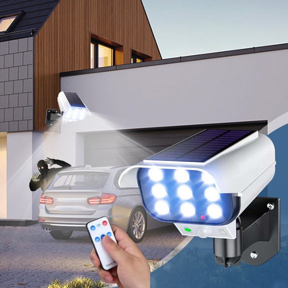 100Fens Powered Human Sensor Security Fake Dummy Camera With Flashing Led Outdoor Use For Garden And Business