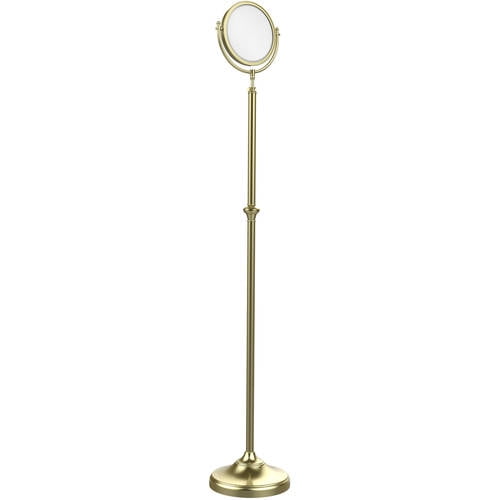 Allied Brass Adjustable Height Floor Standing MakeUp Mirror 8in