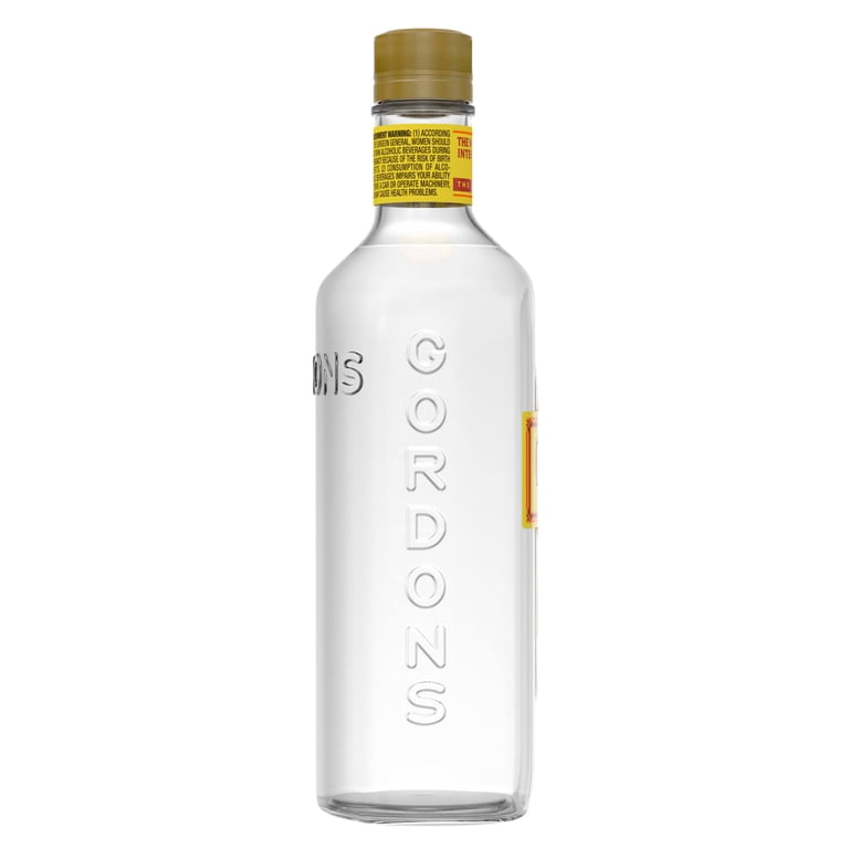 Gordon's London Dry Gin, 750 mL Glass Bottle, 40% ABV - Walmart.com