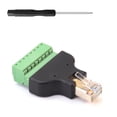 thumbnail image 1 of Connecteur de terminal Mâle pour RJ45 Adaptateur Réseau 8 Broches Fiable, 1 of 6