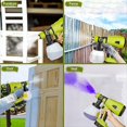 thumbnail image 2 of Pulverizador de Pintura InaláMbrico para BateríA de Iones de Litio , Pulverizador de Pintura EléCtrico de Mano para Muebles y Trabajos de Bricolaje, 2 of 5