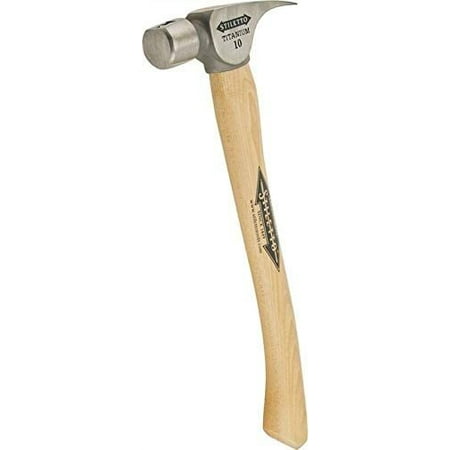 

Stiletto FH10C Straight Claw Finishing Hammer 10 oz Head Titanium Head Brown/Tan - WU10425