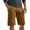 BT46_Khaki, variant on Men's Cargo Shorts Casual Classic Stretch Shorts with Pockets Summer Big and Tall Knee Length Pants Khaki 2XL