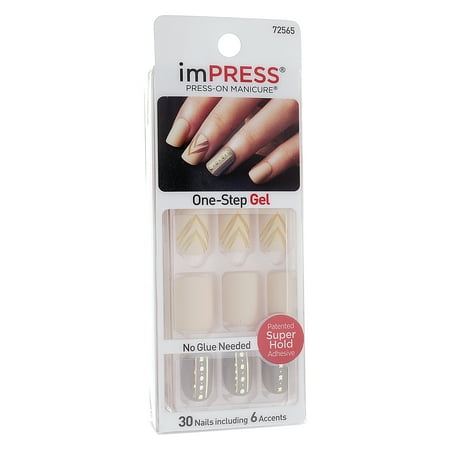 nails impress accents shocking artificial press