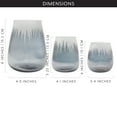 thumbnail image 4 of AuldHome Design Hurricane Lamp Candle Holders (Set of 3); Glass Decorative Lantern Candle Covers, 4 of 6