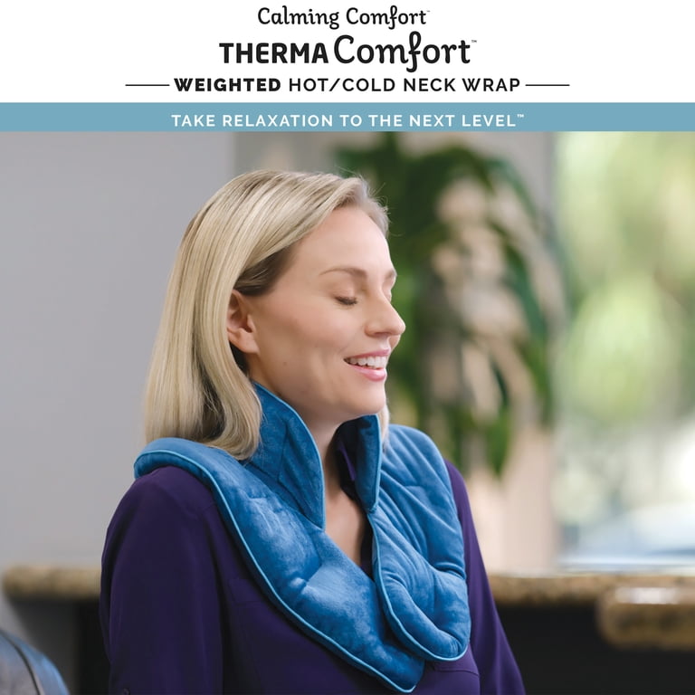 Calming Comfort ThermaComfort Neck Wrap, Weighted Heat Therapy