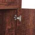 thumbnail image 7 of 72.4"H Tall Storage Cabinet,Wood Pantry Cabinet Freestanding Storage Organizer with 8 Doors and 4 Shelves for Kitchen,Dining Room,Living Room,Walnut, 7 of 7