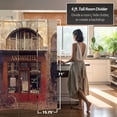 thumbnail image 5 of Oriental Furniture 6 ft. Tall Brasserie Canvas Room Divider - 3 Panel, 5 of 5