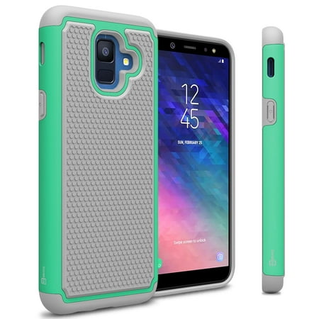 CoverON Samsung Galaxy A6 2018 Case, HexaGuard Series Hard Phone Cover