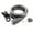 Black, variant on Wideskall 72" inch Extra Long Heavy Duty 12mm Cable Self Coiling Keyed Bicycle Bike Lock with Mount Black