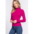 thumbnail image 3 of Long Slv Mock Neck Rib Sweater, 3 of 5