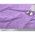 thumbnail image 3 of Soimoi Purple Georgette Viscose Fabric Wolf & Stripe Print Fabric by the Yard 42 Inch Wide, 3 of 3