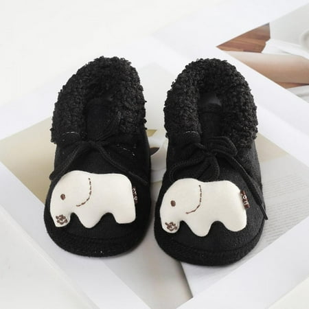 

BULLPIANO Toddler Baby Boy s Girl s Snow Boot Flat Winter Warm Shoes Toddler Snow Warm Anti-Slip Boots