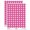 Hot Pink, variant on Sticky Note Notepad Paper 200+ Round Stickers - Hot Pink - Gloss Finish - 0.50" Size