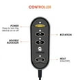thumbnail image 3 of Comfier Kneading Shiatsu Foot & Back Massager with Heat, Feet Warmer Machine Gift For Family, 3 of 10