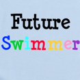 thumbnail image 2 of CafePress - Future Swimmer Infant Bodysuit - Baby Light Bodysuit, Size Newborn - 24 Months, 2 of 4