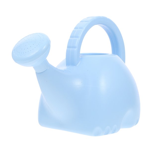 Regadera pequeña con diseño de elefante de dibujos animados para niños pequeños, ideal para jardinería, 1,5 l