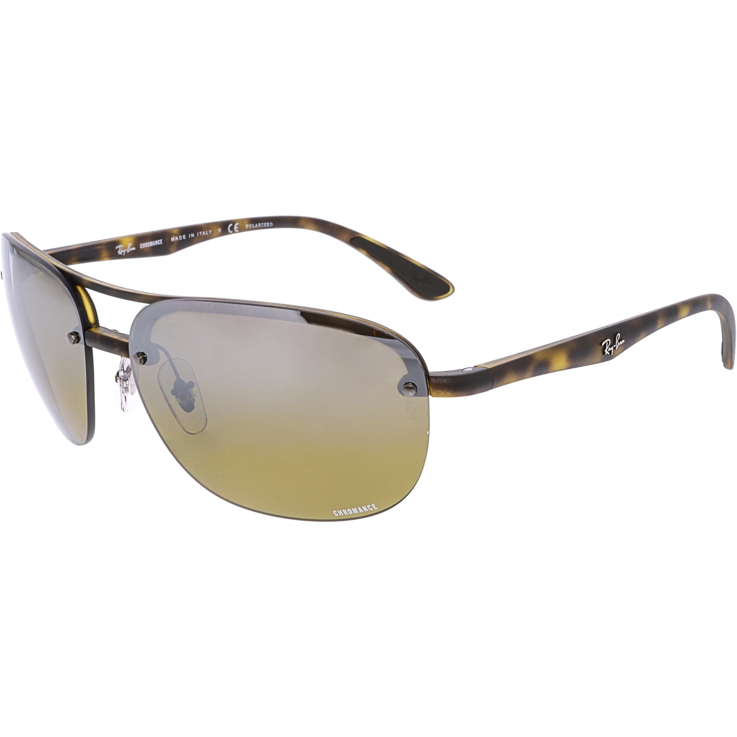 RayBan Men's Chromance RB4275CH894/A263 Brown Rectangle Sunglasses