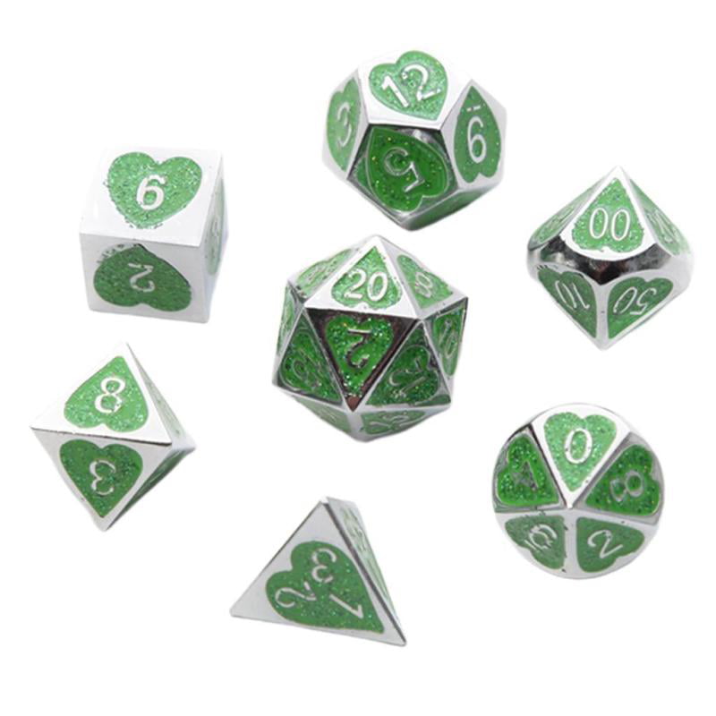 42x Multi-side Dice D20 D12 D10 D8 D6 D4 Die for DND TRPG Role Play Table Game 