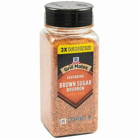 Pack of 1 McCormick Grill Mates Brown Sugar Bourbon Seasoning, 9.75 oz