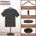 thumbnail image 2 of Soporte ajustable para camisetas OLV de 46 a 86 cm, negro, 2 of 9