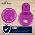 thumbnail image 5 of Brewing America Mason Jar Drinking Cup Pint and Half Drinking Lid and Azure 24oz Jar (1, Very Berry), 5 of 7