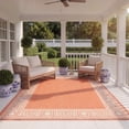 thumbnail image 4 of SAFAVIEH Courtyard Chase Oriental Indoor/Outdoor Area Rug, Rust/Sand, 5'3" x 7'7", 4 of 11