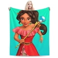 thumbnail image 1 of Manta de dibujos animados de Elena de Avalor, manta de felpa grande súper suave y esponjosa para niños, niñas y adultos jóvenes, manta de franela cálida y acogedora para sala de estar, sofá cama para, 1 of 7