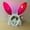 Red, variant on Easter Bunny Ears Headband With LED Lights Adult Kids Rabbit Ear Hairband Glowing Party Hair Accessories