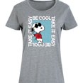 thumbnail image 3 of Peanuts - Be Cool, Take It Easy - Snoopy - Women's Racerback Tank Top, 3 of 7