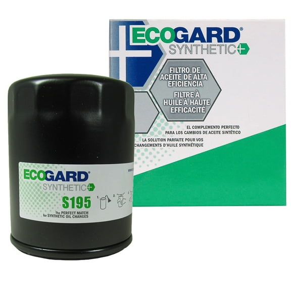 ECOGARD S195 Premium Spin-On Engine Oil Filter for Synthetic Oil Fits Ford Ranger 3.0L 1991-2008, Taurus 3.0L 1986-2007, F-150 4.2L 1997-2008, F-150 4.6L 2004-2007, Mustang 3.8L 1994-2004
