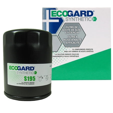 ECOGARD S195 Spin-On Engine Oil Filter for Synthetic Oil - Premium Replacement Fits Ford F-150, Taurus, Ranger, Mustang, Focus, Windstar, Escort, Edge, Freestar, E-150 Econoline, F-150