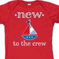 thumbnail image 4 of Inktastic Baby Boy New to the Crew Sailboat Boys or Girls Baby Bodysuit, 4 of 5