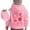 641-Pink, variant on LIIPEE Girls Boys Hoodies Fall Winter Cartoon Letter Graphic Printed Long Sleeve Pullover Hooded Sweatshirt With Pocket Child Breathable Playdates Sweatshirts,Pink,11-12 Years