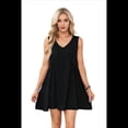 thumbnail image 1 of Vestido Mini Sin Mangas Negro Talla S, 1 of 7