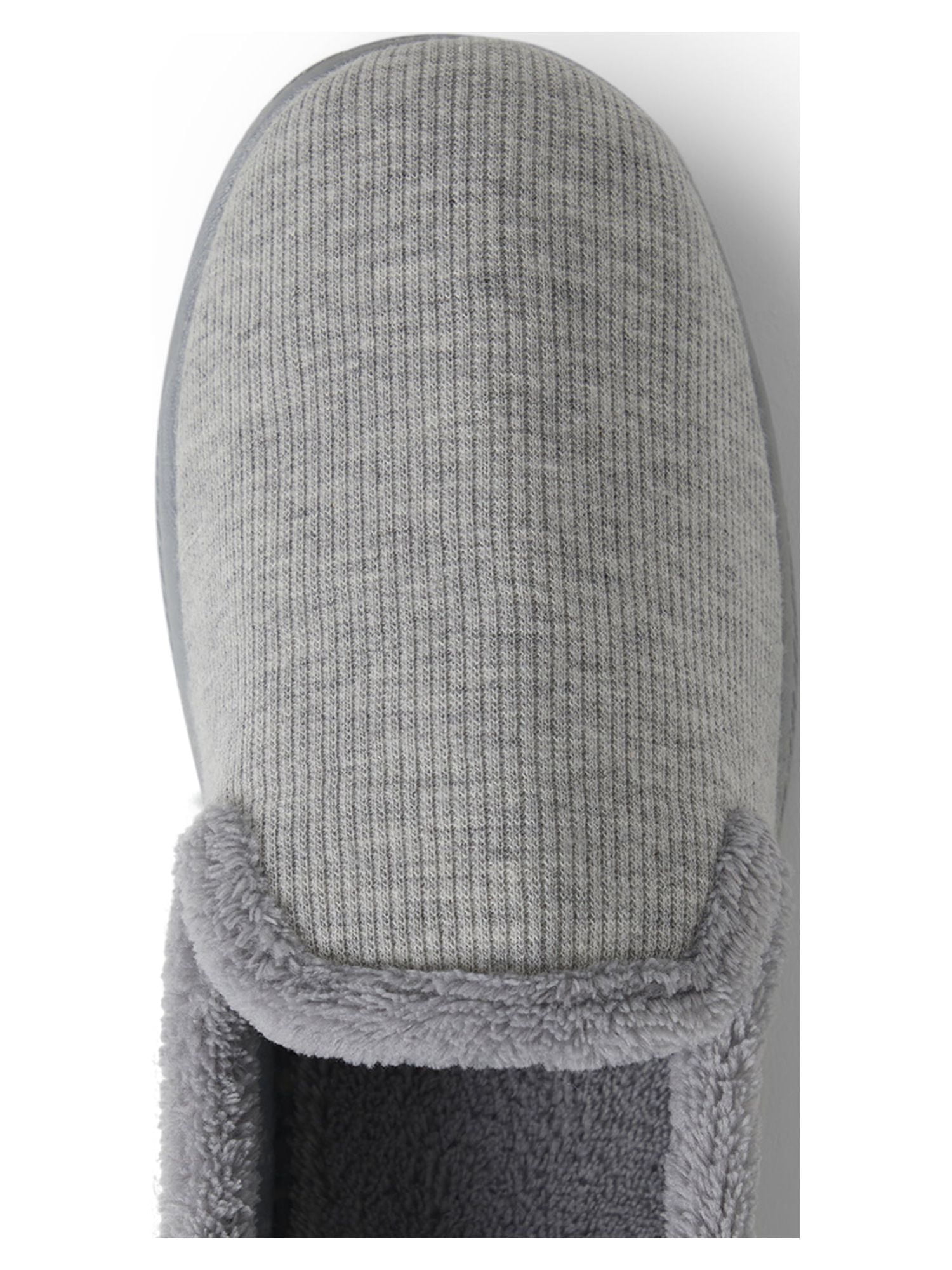 Dearfoams Cozy Comfort Women's Rib Knit Closed Back Slippers