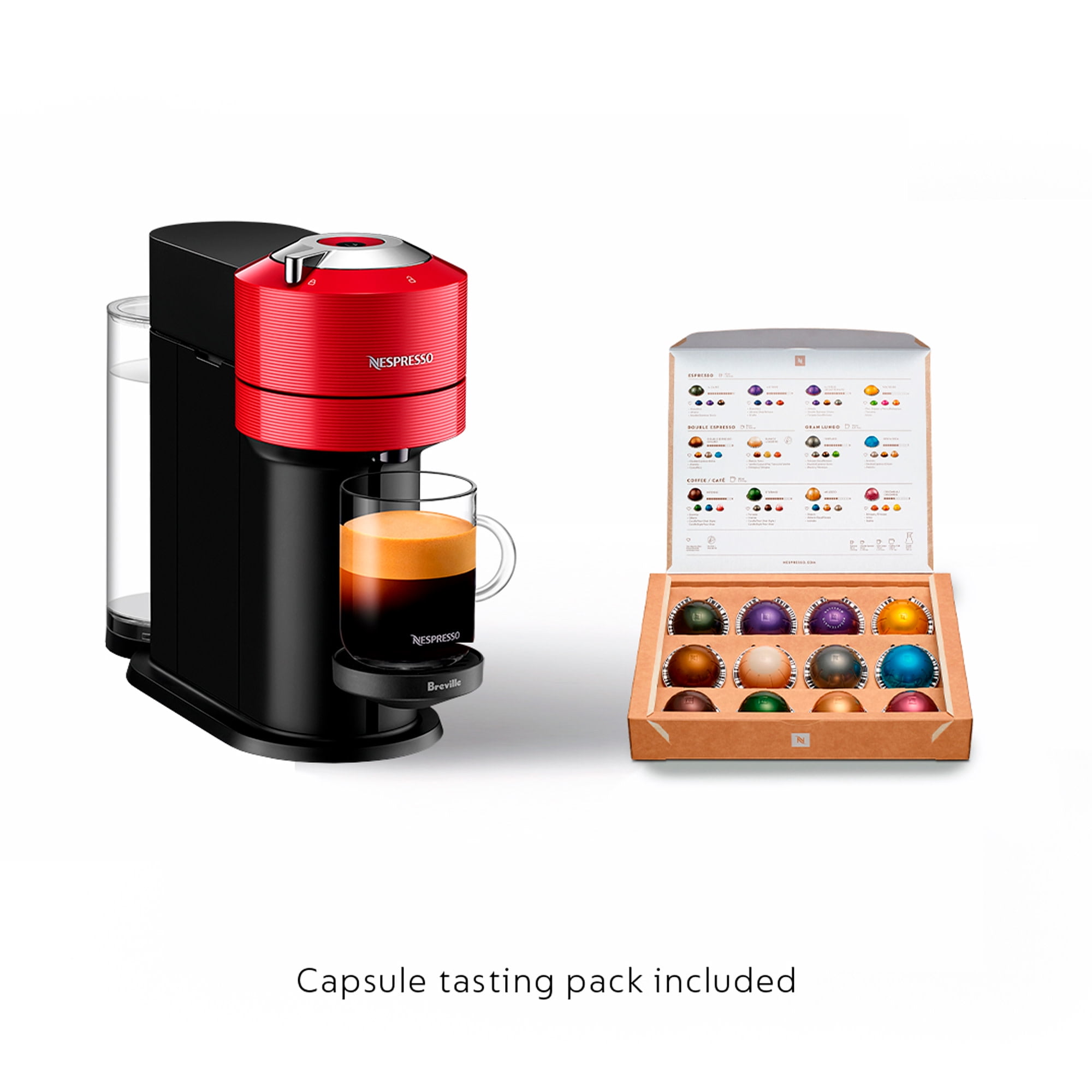 Vertuo Next Coffee and Espresso Maker in Red, BNV520RED1BUC1