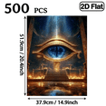 thumbnail image 3 of 1pc Fun Brain-Boosting Adult Jigsaw Puzzle - New Style1pcs of fun brain-teasing adult puzzle - new style, size: 52x30cm/20.5x15inch, 500pcs puzzle. Featuring an Egyptian, 3 of 9