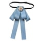 thumbnail image 3 of Corbata de lazo preanudada para mujer, elegante para eventos formales, versátil y sin arrugas. Azul claro, 3 of 9