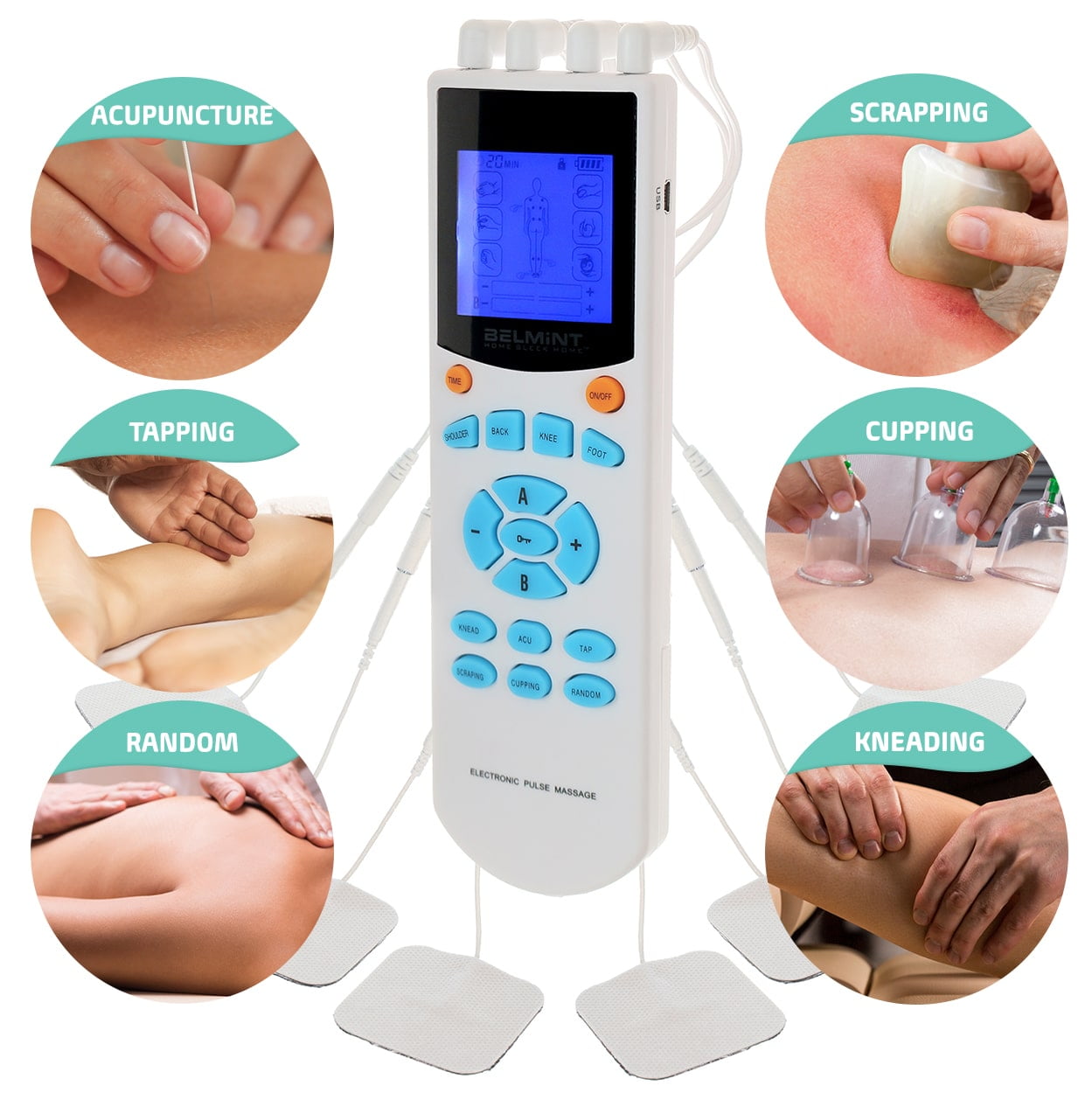 MazaLief TENS Unit Electronic Pulse Massager for Full Body Relief Therapy -  Vysta Health