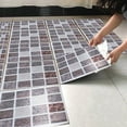 thumbnail image 4 of 18pcs Mosaic Tile Transfer Stickers Bathroom Kitchen DIY Home(10cm*10cm)(MTS010) (Color : MTS010), 4 of 7