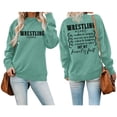 thumbnail image 2 of Tanghaowl Women's Sweatshirts Oversized Pullover Hoodies Artificial Short Velvet Sweaters Long Sleeve Winter Fall Outfits Sky Blue L, 2 of 4