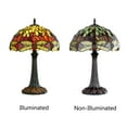thumbnail image 5 of Radiance Goods Tiffany-Style Dark Bronze 1 Light Table Lamp 12" Shade, 5 of 5