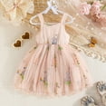 thumbnail image 4 of Hotiary Infant Toddler Girls Suspender Tutu Dress Baby Summer Sleeveless Mesh Tulle Dress Kids Bow Princess Dress Backless Birthday Party Dress for 9 Months-4 Years, 4 of 5