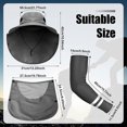 thumbnail image 3 of 2025 Latest Model Pack Sun Hat Fishing Hat with Visor and Sleeves Outdoor Hiking, 3 of 4